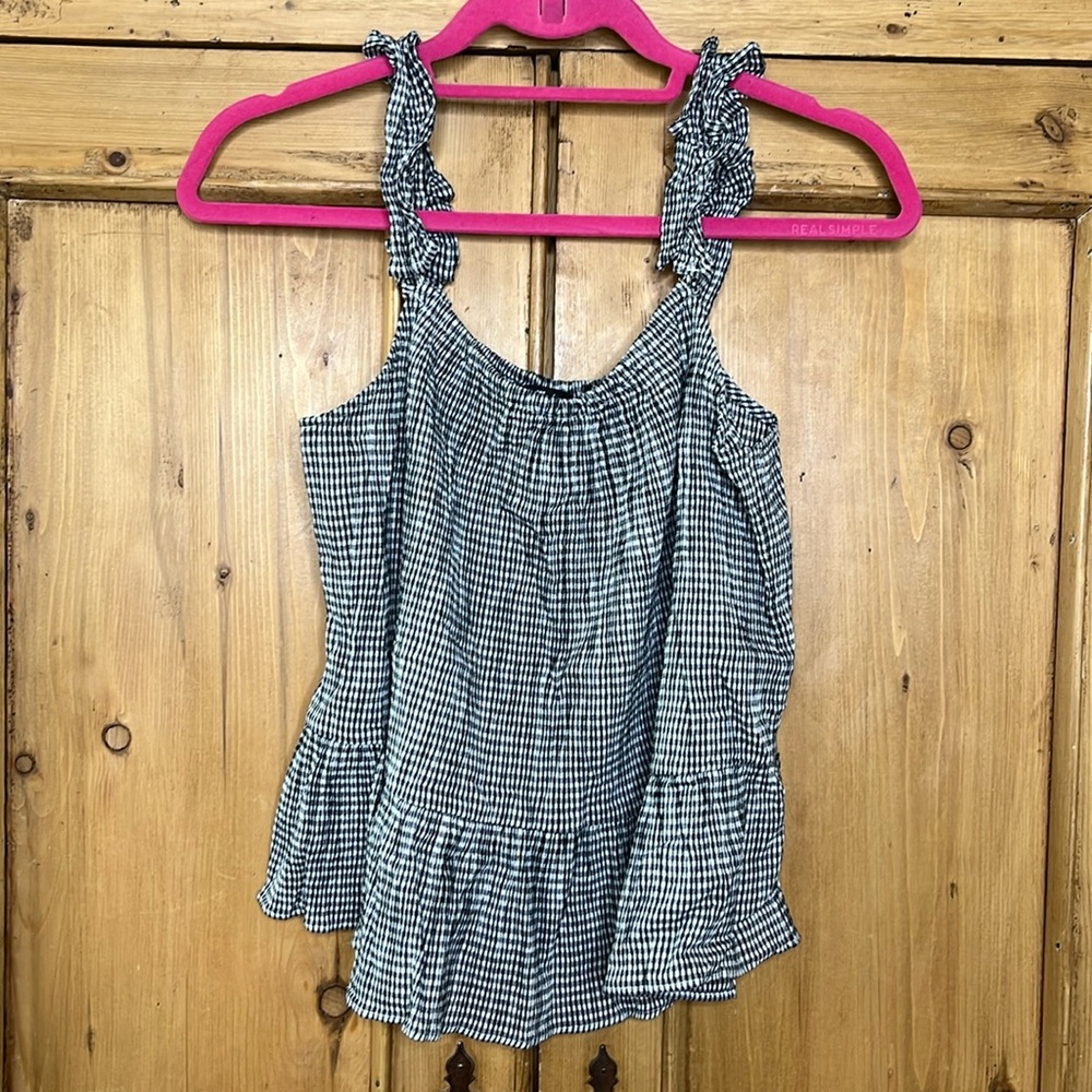 Madewell Women's Sleeveless Ruffle Top